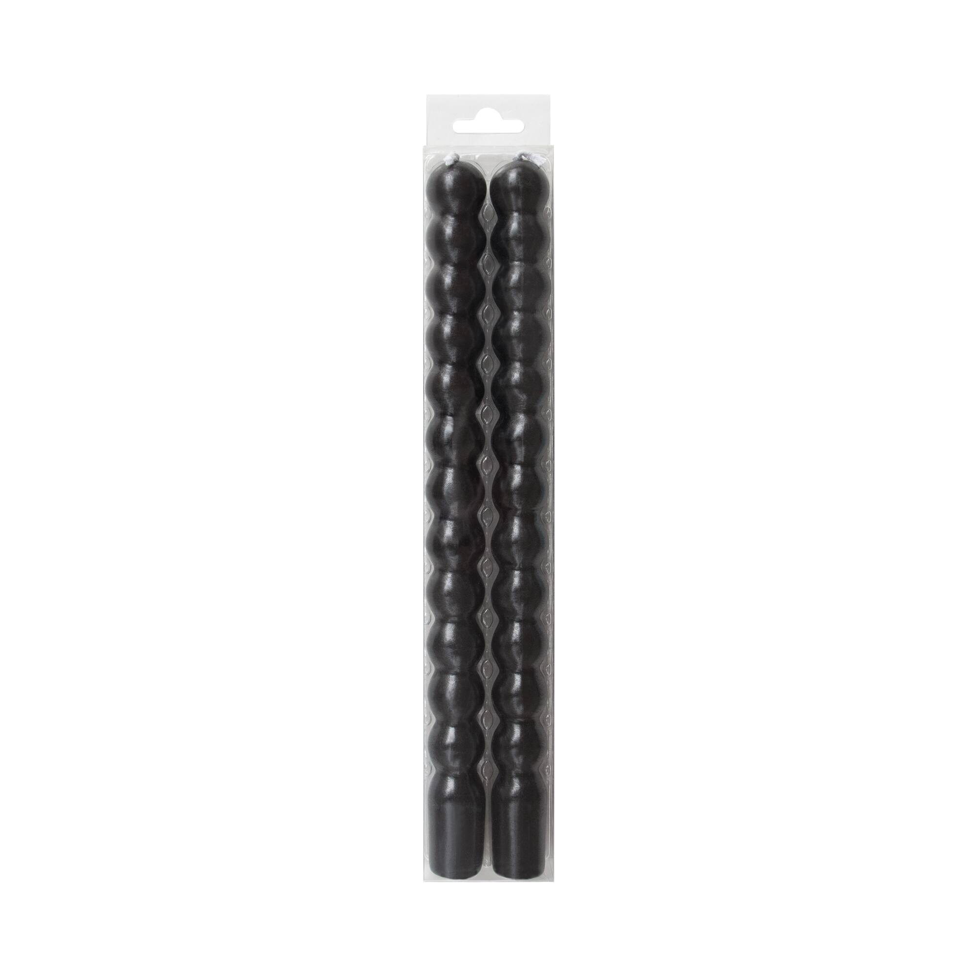 10" Unscented Bubble Taper Candles